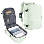 Large Travel Backpack Women School Bag  Carry On Backpack Hiking Backpack Waterproof Outdoor Sports Rucksack Casual Daypack School Bag Fit 15.6 Inch Laptop with USB Charging Port Bag Trav