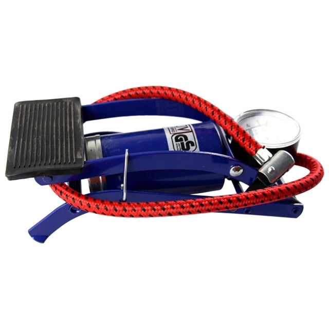 Portable Air Pump Inflator with Pressure Gauge High Pressure Bike Floor Foot