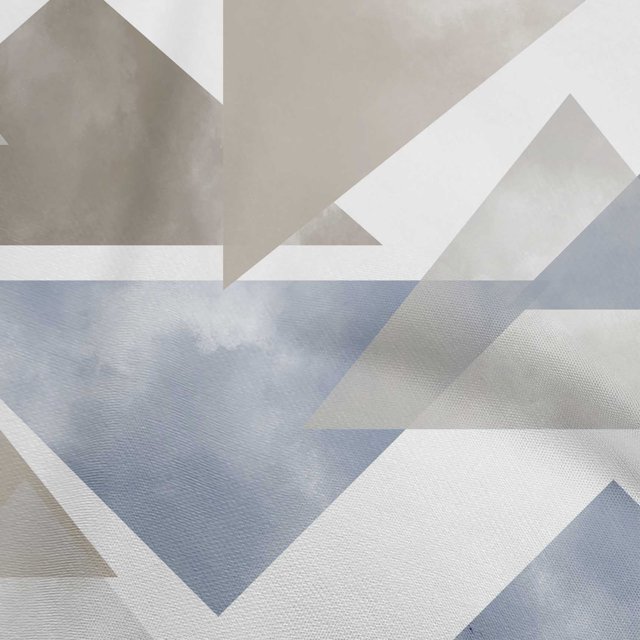 oneOone Rayon Dusty Gray Fabric Geometrical Craft Projects Decor Fabric Printed By The Yard 56 Inch Wide