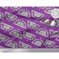 thumbnail image 2 of Soimoi Velvet Fabric Floral Block Print Sewing Fabric Yard 58 Inch Wide, 2 of 3