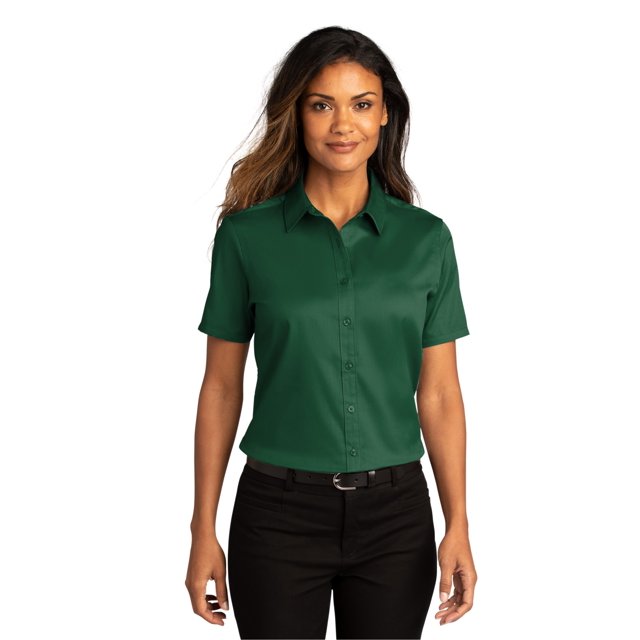 Port Authority Chemise à Manches Courtes SuperPro React Twill pour Femmes - LW809
