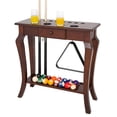 thumbnail image 3 of Hathaway Deluxe Floor Cue Rack - Walnut Finish, 3 of 3