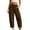 Coffee, variant on Nfurl Barrel Sweatpants Women Casual Drawstring Elastic Waist Wide Leg Baggy Sweatpant with Pockets Comfy Lounge Pants Fall Winter Sweat Pants Black,L