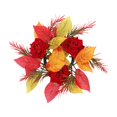 thumbnail image 1 of Candle Wreath Decorative Artificial Rose Wreath Fall Farmhouse Wreath for, 1 of 9