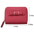 thumbnail image 3 of Coofit Mini Portefeuille Mode Mignon Nœud Papillon Porte-Monnaie Porte-Cartes pour Femmes, 3 of 10