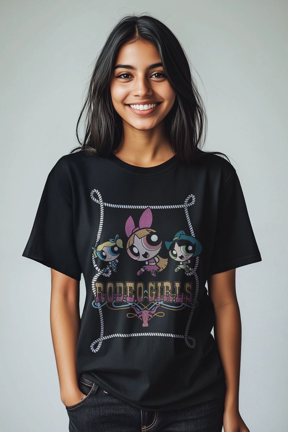 Powerpuff Girls Rodeo Girls T-Shirt