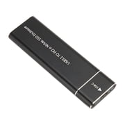 NVMe M.2 SSD Enclosure, 10Gbps USB 3.1 Type C, Aluminum Shell, JMS583 Chip, for 7 / 8 / 8.1 / 10 / Linux / OS X, M.2 2230 / 2242 / 2260 / 2280 SSD, UASP