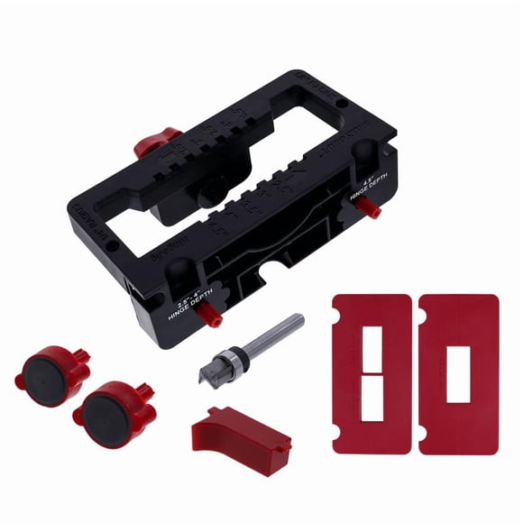 DOOR HING TMPLT PLST 7PC(Pack of 1)