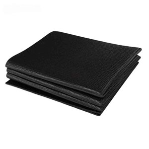 Foldable thick workout mat and yoga mat