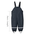 thumbnail image 4 of MIASHUI Salopette Imperméable pour Enfants, Vêtement de Pluie Résistant pour l'Extérieur, Vert, 1-3 Ans, 4 of 4