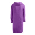 thumbnail image 5 of AherBiu Plus Size Cardigan for Women Trendy Cable Knit Long Cardigans Button down Open Front Winter Coat, 5 of 5