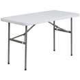 thumbnail image 1 of Bowery Hill Plastic Folding Table in White, 1 of 3