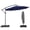 Bleu Marine, variante sur Outsunny Parasol de Patio 10 Pi, Parasol Suspendu de Jardin avec Manivelle, Bleu