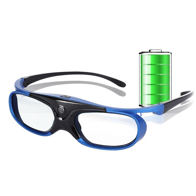 FLAMEEN Verres à Objectif HD Verres 3D à Obturateur Actif, pour Projecteurs Dlp 3D
