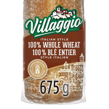 Villaggio®&nbsp; Italian Style 100% Whole Wheat Thick Sliced Bread