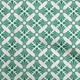 thumbnail image 1 of oneOone Cotton Poplin Green Fabric Mosaic Craft Projects Decor Fabric Printed By The Yard 56 Inch Wide, 1 of 5
