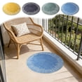 thumbnail image 1 of Bowayaoa 23.6in Round Non-Shedding Washable Short Hair Rug, Stain Resistant Low Pile Carpet for Living Room Bedroom Entryway, Soft Modern Area Rug Easy Care, 1 of 7