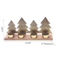 thumbnail image 2 of Christmas Metal Star Tree 4 Tealight Holder, 2 of 3
