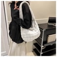 thumbnail image 1 of Clouds Pleated Bag Large Capacity Shoulder Armpit Personalized Lightweight Bag for Women, 1 of 5
