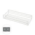 thumbnail image 2 of UsRHHA No Drill Bathroom Wall Shelf, Rectangular Metal Storage Rack Organizer, Multipurpose Adhesive Shelf for Shower Kitchen Toiletries Space Saving, 2 of 6