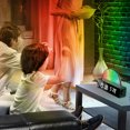 thumbnail image 4 of yeacher Réveil Simulé au Lever du Soleil avec Éclairage DEL Réglable, Deux Modes de Réveil et Alimentation USB – Design Blanc Élégant pour la Déco de la Maison, 4 of 7