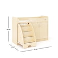 thumbnail image 2 of SafeStep Changing Table with Left Stairs - Durable Wood Changing Table for Childcare, 2 of 9