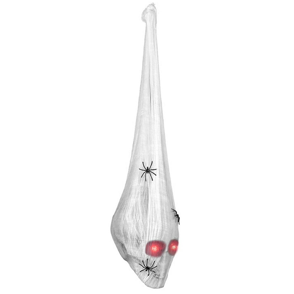 MesaSe Halloween Flying Skull LED Red Eyes for Haunted House Decorations (Sound&Light)