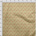 thumbnail image 4 of oneOone Rayon Yellow Fabric Christmas Sewing Material Print Fabric By The Yard 56 Inch Wide, 4 of 4