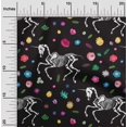 thumbnail image 1 of oneOone Rayon Black Fabric Skull Sewing Craft Projects Fabric Prints By Yard 56 Inch Wide, 1 of 1
