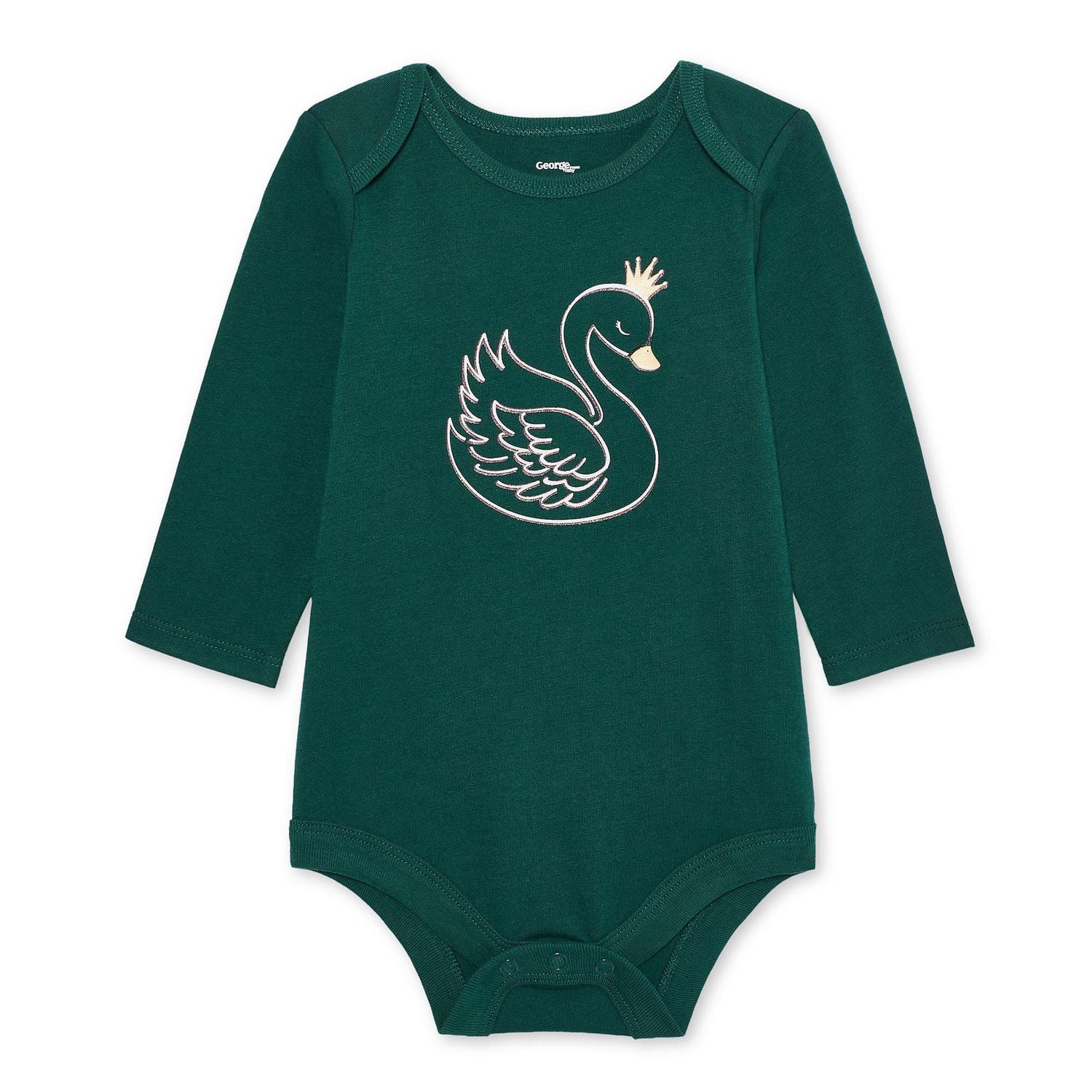 George Baby Girls' Long-Sleeve Bodysuit