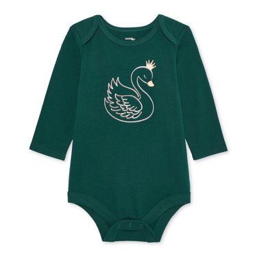 George Baby Girls' Long-Sleeve Bodysuit