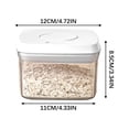 thumbnail image 2 of Divers Grains Orge Nouilles Bocal de Rangement Noix Bonbons Bocal de Rangement Sec Transparent Boucle Bocal de Rangement Sec, 2 of 2