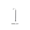 thumbnail image 3 of fastboy Mini Train Lamppost Bright White Lighting Modes LED Scene Lights Layout Model Railway Lamp Making Architectural Sand Table Yards Black（Warm Light）, 3 of 5
