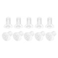 thumbnail image 1 of Unique Bargains M3x6mm Plastic Phillips Machine Screws, PC Flat Head Machine Bolts 10 Pack, 1 of 4
