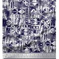 thumbnail image 1 of Soimoi Georgette Viscose Fabric Animal Skin Texture Printed Fabric 1 Yard 42 Inch Wide, 1 of 3