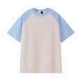 thumbnail image 1 of Birdeem Chemises pour Hommes T-Shirt à Manches Courtes Col Rond Assorti de Couleurs Automne, 1 of 10