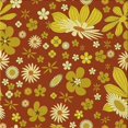 thumbnail image 1 of Ahgly Company Machine Washable Indoor Square Transitional Yellow Area Rugs, 4' Square, 1 of 7