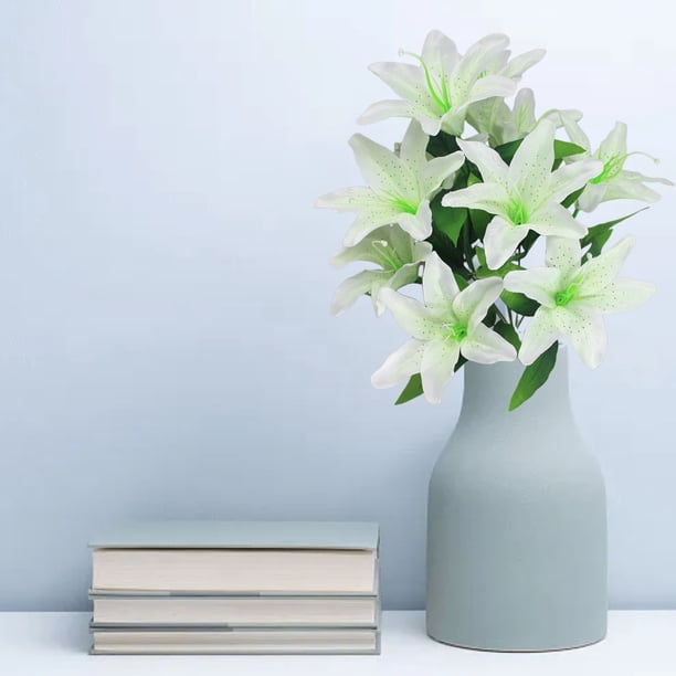 Riforla Lily Bouquet 10 Head Lily Bouquet with Stem Flowers Lily