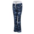 thumbnail image 4 of RKSTN Womens Pants Fashion Comfy Stretch Print Drawstring Wide Leg Lounge Pants Loose Comfortable Pants, 4 of 8