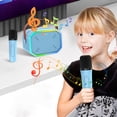 thumbnail image 2 of RXIRUCGD Haut-Parleur Bluetooth Portable avec Ensemble de Microphone, Haut-Parleur Bluetooth Rétro avec Machine de Karaoké pour la Maison, Micros de Karaoké Portatifs à Main Machine de Haut-Parleur pour Enfants et Adultes Fête à la Maison Anniversaire, 2 of 6