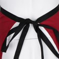 thumbnail image 3 of Milaget Taille Demi Durable Cuisine Tablier Traiteur Chef Hôtel Cuisinier Serveur Pub Rouge, 3 of 9