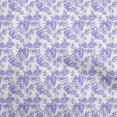 thumbnail image 1 of oneOone Velvet Violet Fabric Floral Fabric For Sewing Printed Craft Fabric By The Yard 58 Inch Wide, 1 of 4