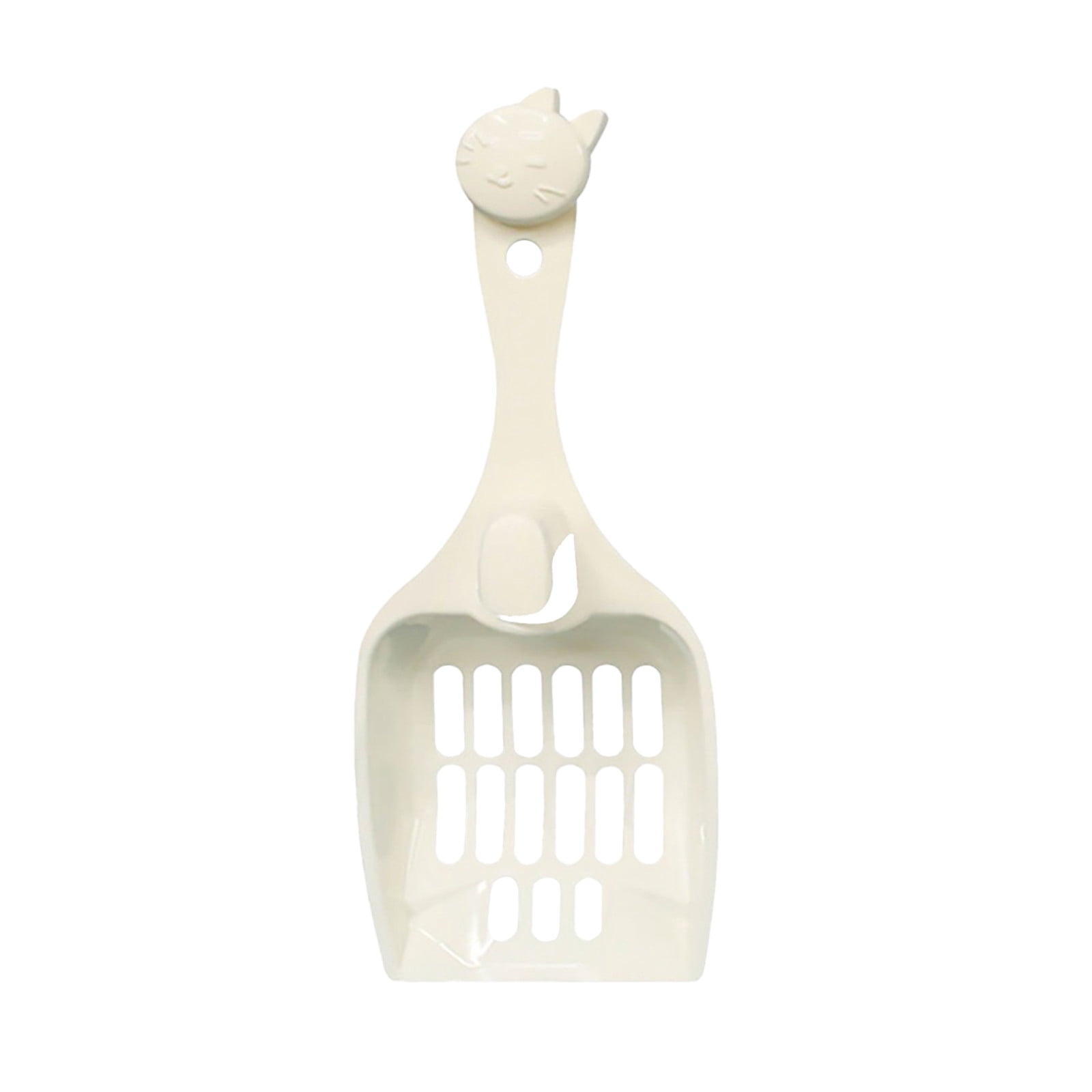 Cat Litter with Ergonomic Cat Head Design for Efficient Waste Cleaning and Pet Hygiene