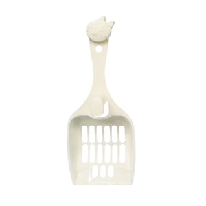 Cat Litter avec tête de chat ergonomique pour le nettoyage efficace des déchets et l'hygiène des animaux