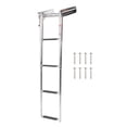 thumbnail image 2 of Deck Hardware,4‑Step Deck Ladder Folding Boat Ladder Step Deck Ladder Meticulously Designed, 2 of 14