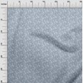 thumbnail image 3 of oneOone Coton Popeline Grisâtre Tissu Bleu Jacobée Robe Florale Tissu Tissu Imprimé par la Cour 56 Pouces de Large, 3 of 4