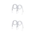 thumbnail image 3 of stanreset 1/2/3/5 2 Pieces Household Hotel Polyester Curtain Holdback Living Room Drape Tieback Draperies Decorative Holder Waved Rope Grey 2PCS, 3 of 6