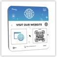 thumbnail image 1 of Website Review Plate -1 Pack Adhesive Instant Reviews Signs - QR Code Review plate for Business, Best Customer Feedback Stand, 1 of 5