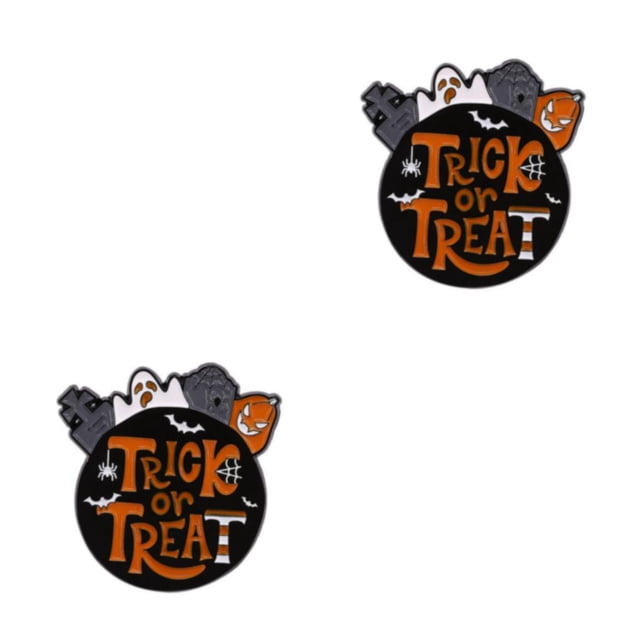 maskred Exquisite And Fashionable Halloween Enamel Pin Brooch Gift For Gothic Jewelry Enthusiasts And Alloy ghosts 2Set