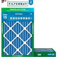 thumbnail image 1 of Filterbuy 16x32x2 Air Filter MERV 13 Health Defense, HVAC AC Furnace Air Filters Replacement (2-Pack), 1 of 9